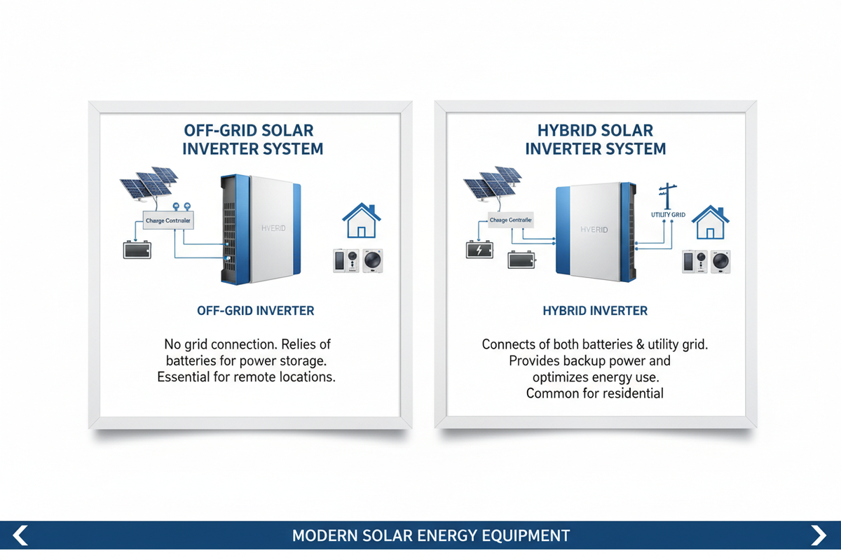 Off-Grid vs Hybrid Inverters: Which One Is Right for You?